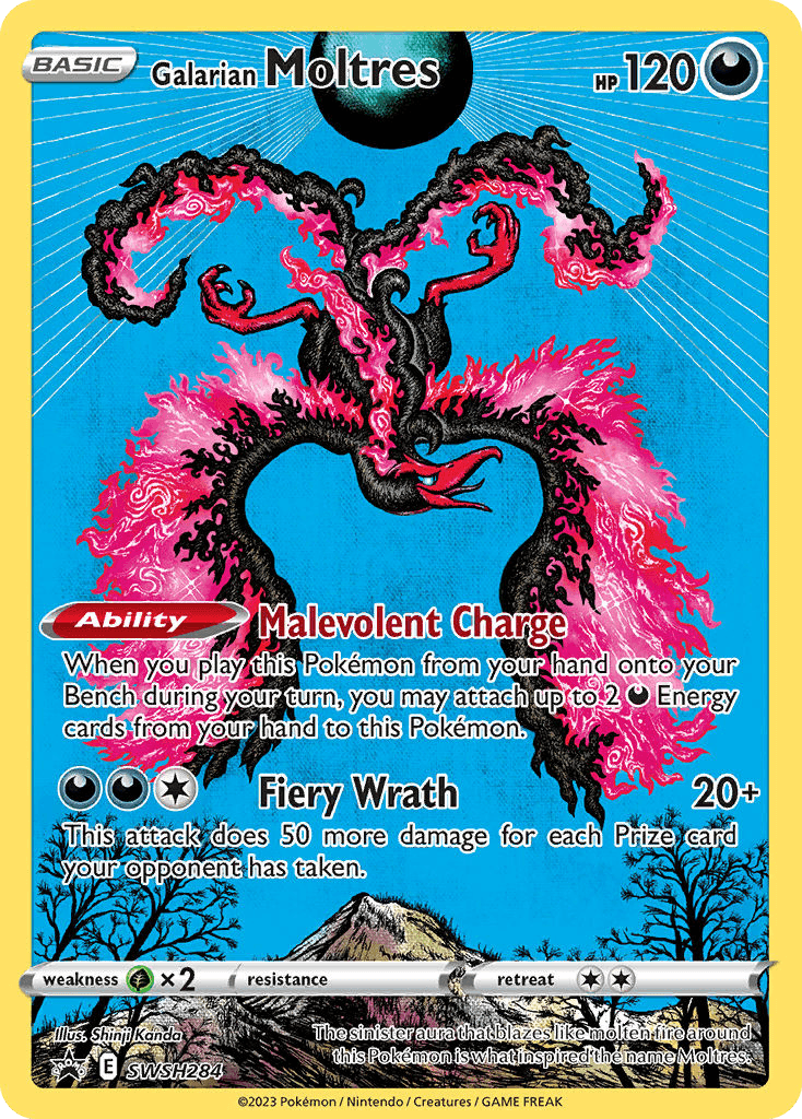 Galarian Moltres – SWSH Black Star Promos SWSH284
