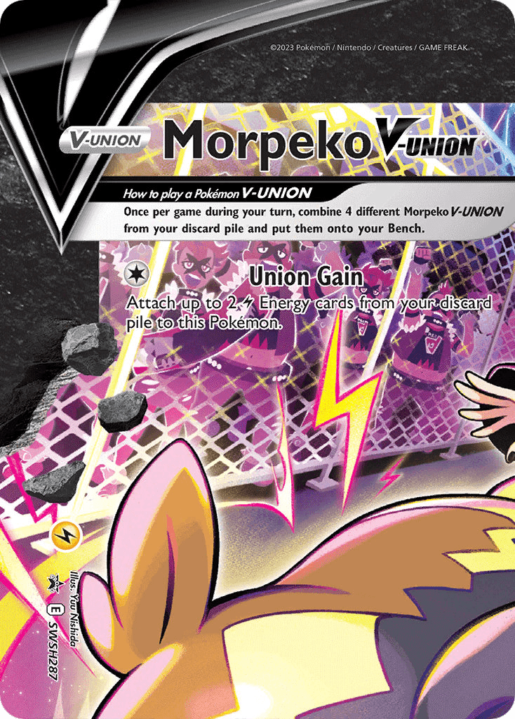 Morpeko V-UNION – SWSH Black Star Promos SWSH287