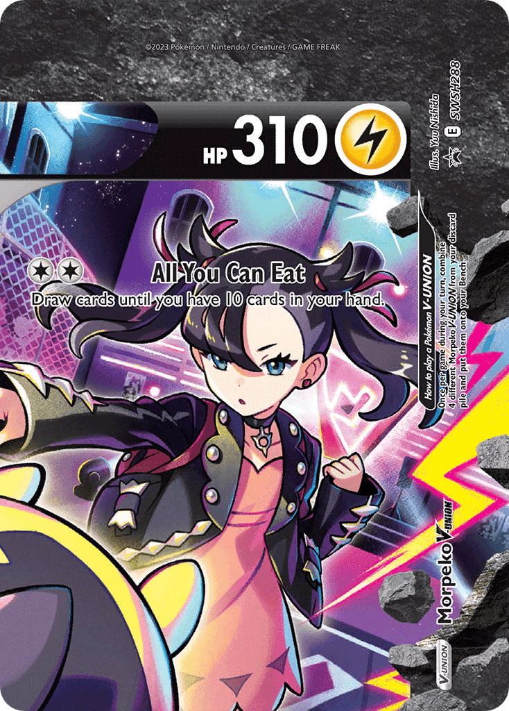 Morpeko V-UNION – SWSH Black Star Promos SWSH288