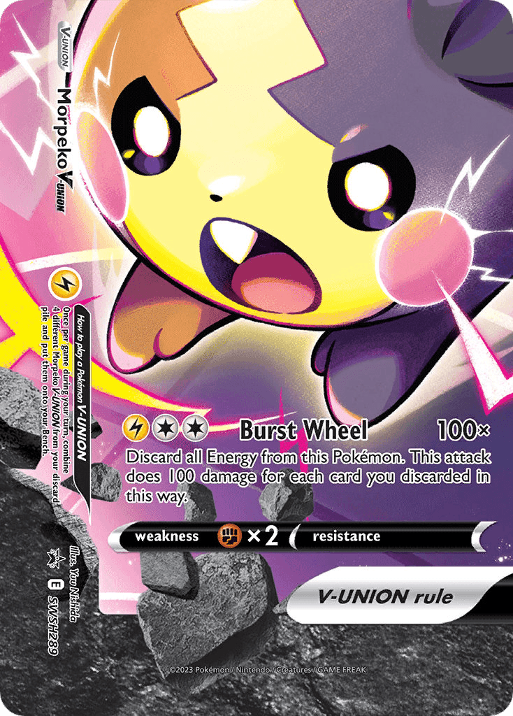 Morpeko V-UNION – SWSH Black Star Promos SWSH289