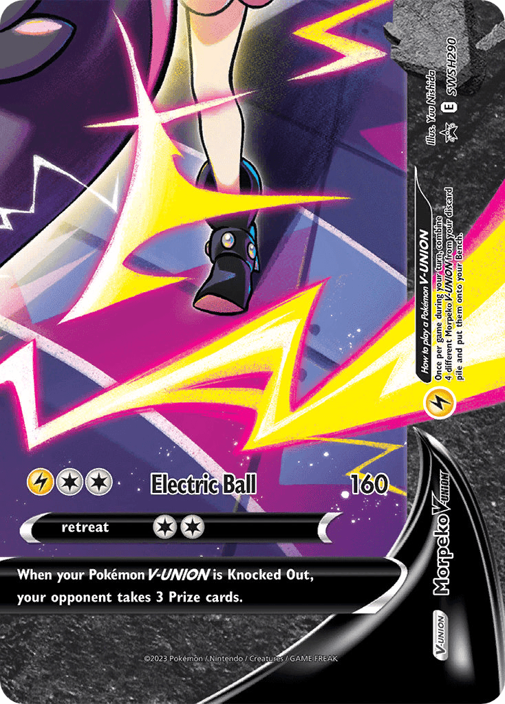 Morpeko V-UNION – SWSH Black Star Promos SWSH290