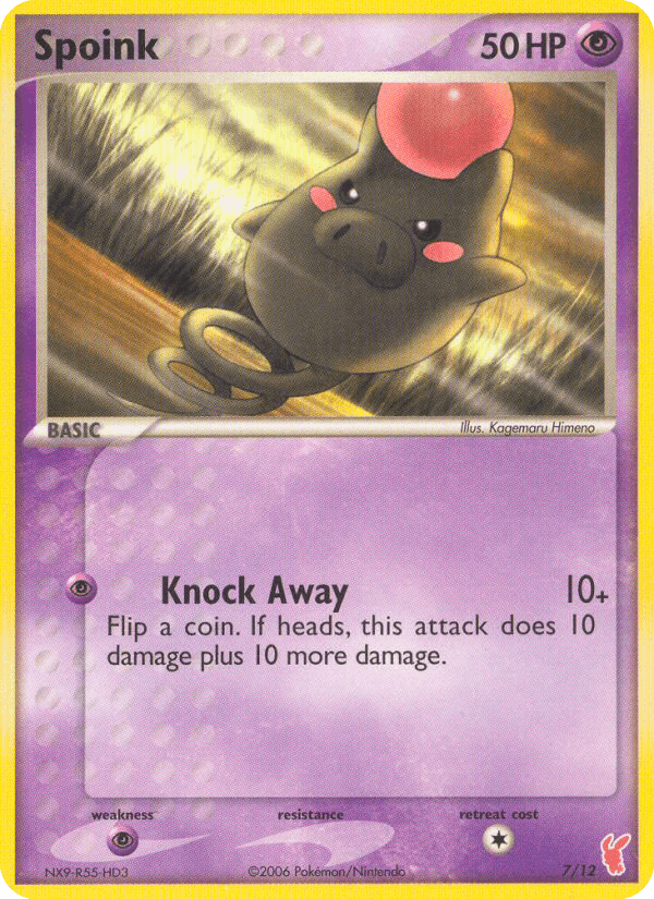 Spoink – EX trainer Kit 2 (Plusle) 7