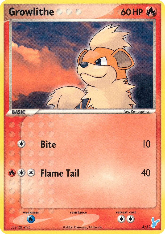 Growlithe – EX trainer Kit 2 (Minun) 4