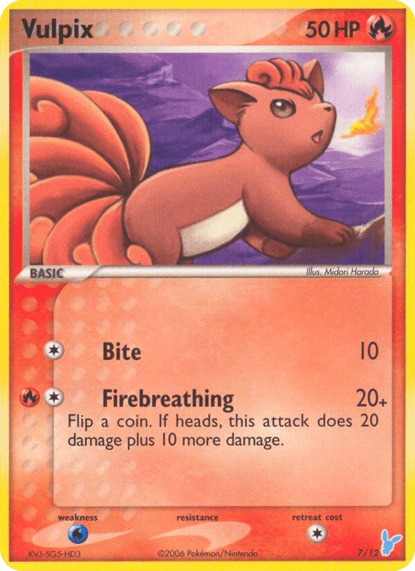 Vulpix – EX trainer Kit 2 (Minun) 7