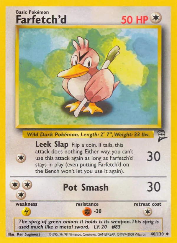 Farfetch'd – Base Set 2 40