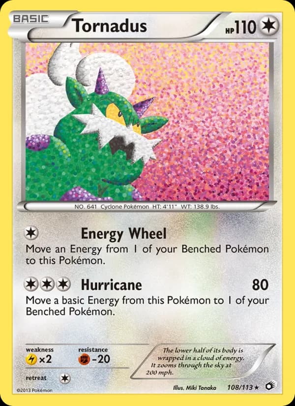 Tornadus – Legendary Treasures 108