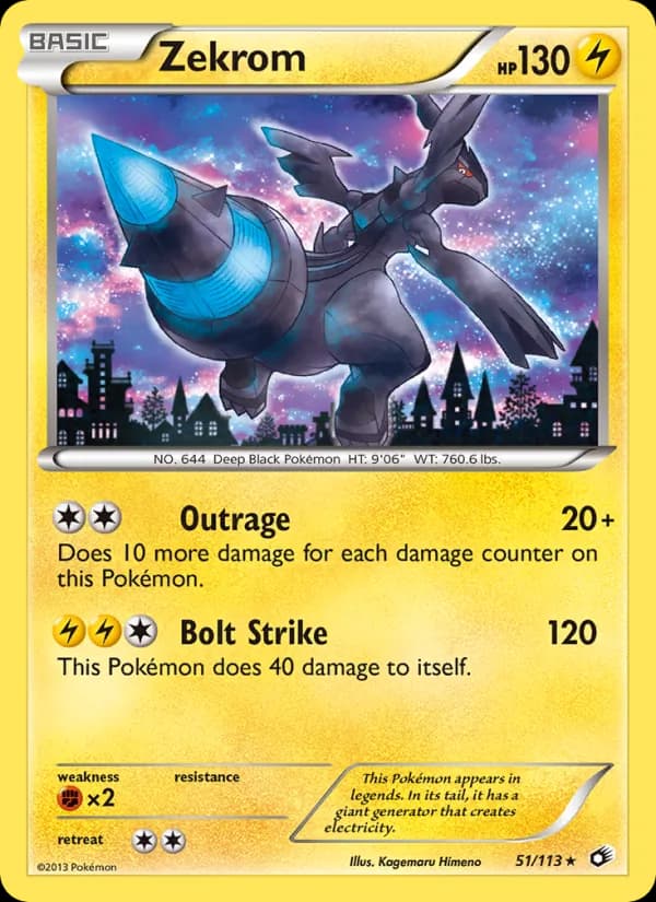Zekrom – Legendary Treasures 51