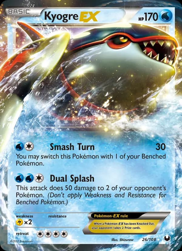 Kyogre-EX – Dark Explorers 26