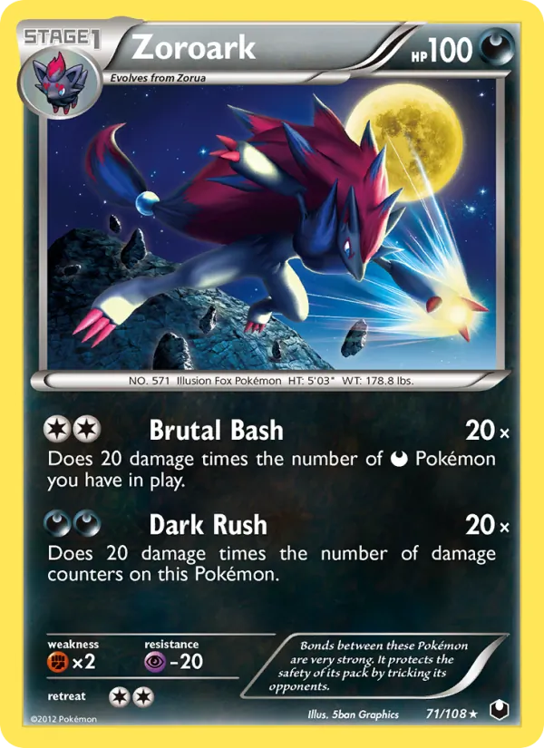 Zoroark – Dark Explorers 71