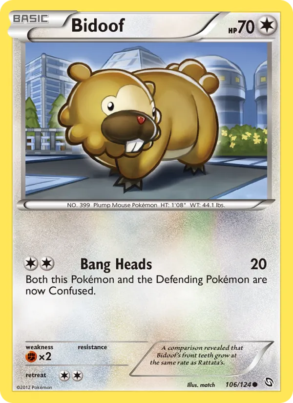 Bidoof – Dragons Exalted 106