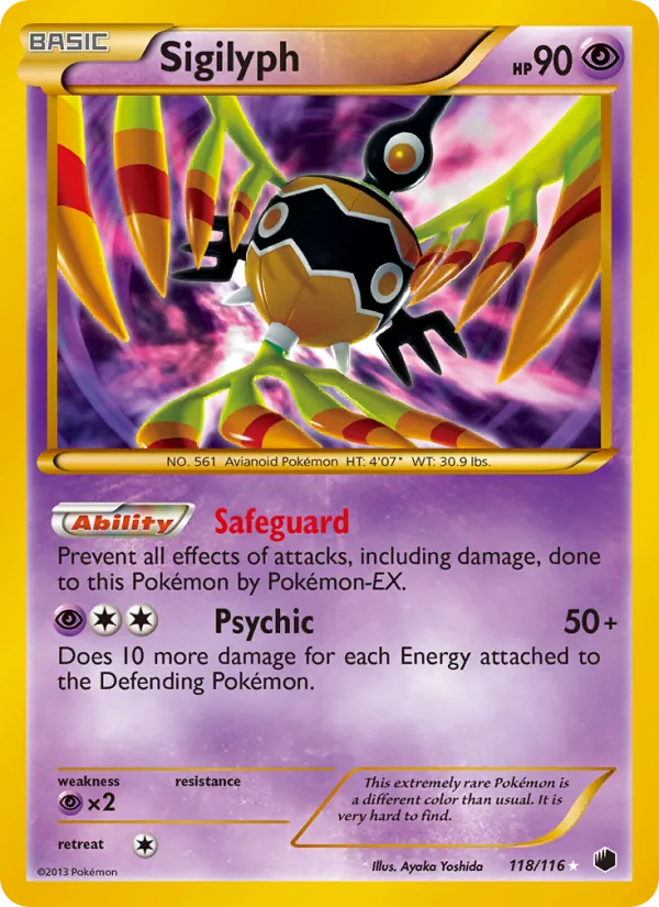 Sigilyph – Plasma Freeze 118