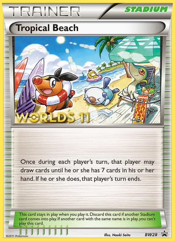 Tropical Beach – BW Black Star Promos BW28