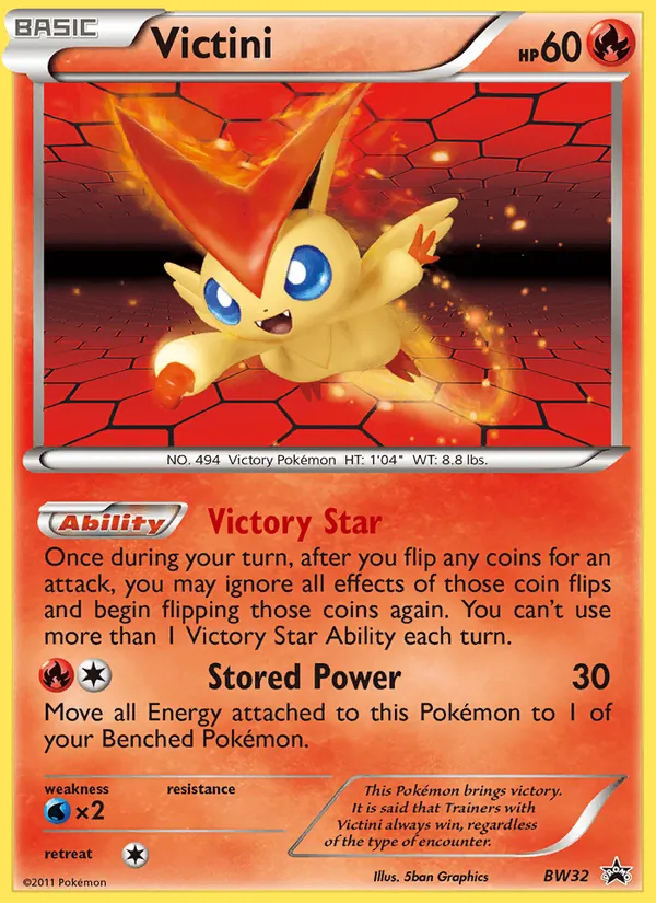 Victini – BW Black Star Promos BW32