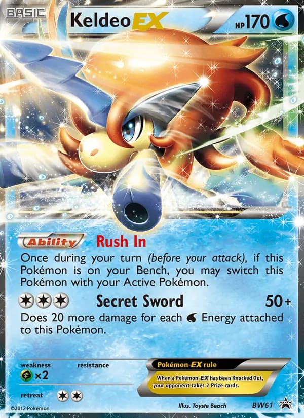 Keldeo-EX – BW Black Star Promos BW61