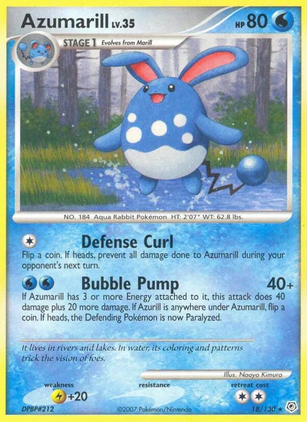 Azumarill – Diamond & Pearl 18