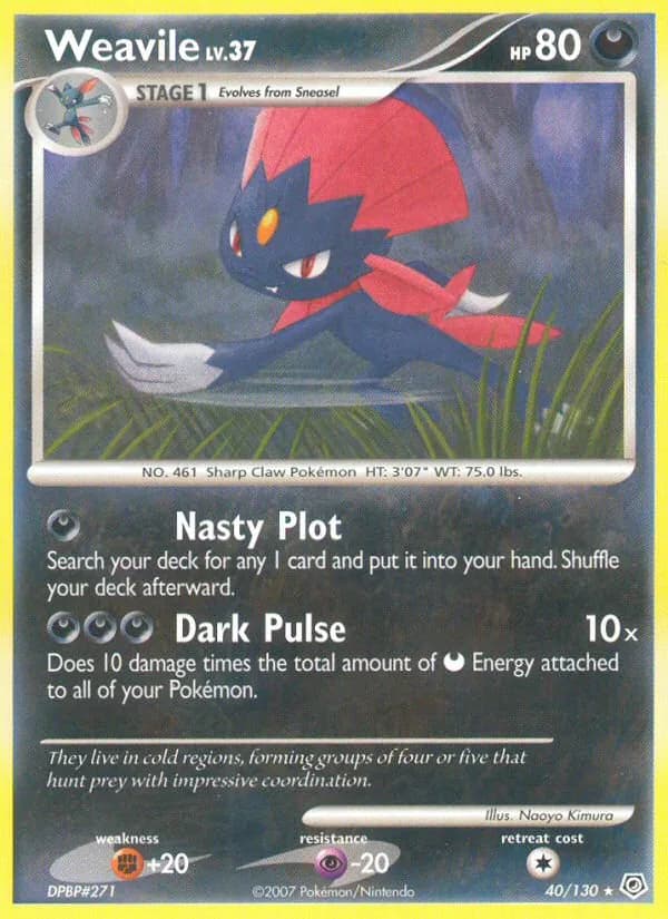 Weavile – Diamond & Pearl 40