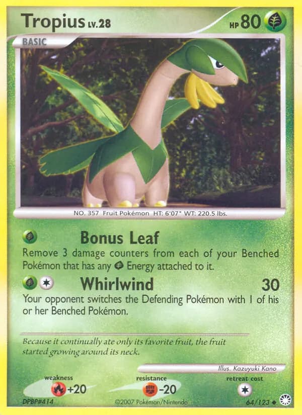 Tropius – Mysterious Treasures 64