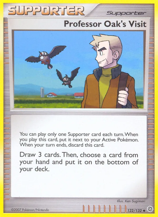 Professor Oak's Visit – Secret Wonders 122