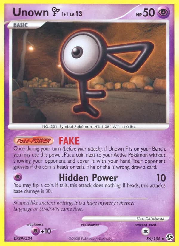 Unown F – Great Encounters 56
