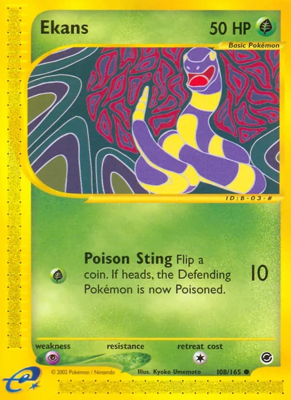 Ekans – Expedition Base Set 108