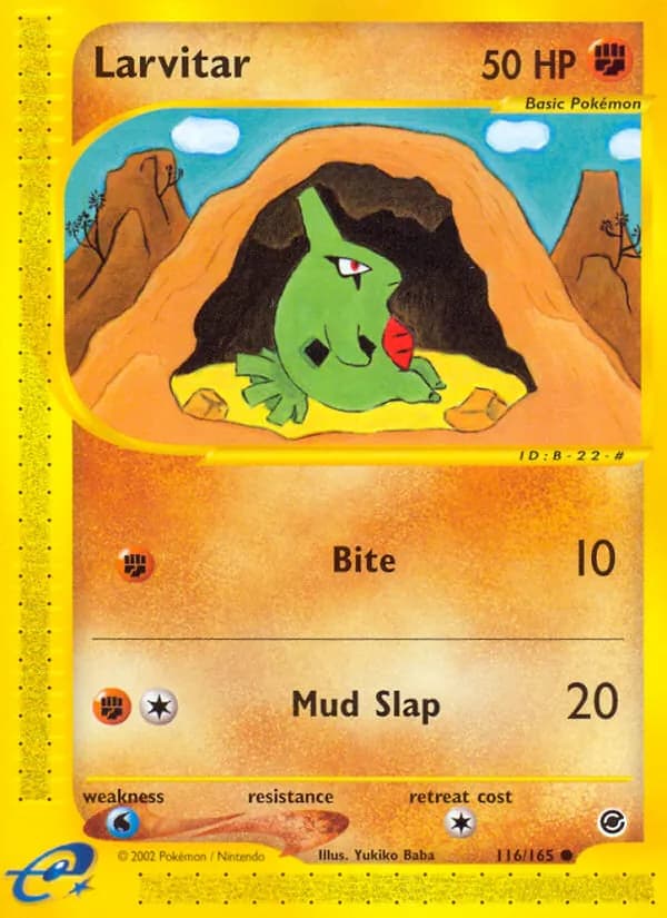Larvitar – Expedition Base Set 116