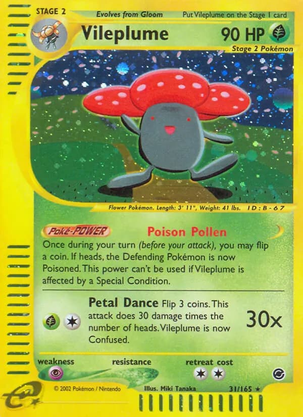Vileplume – Expedition Base Set 31