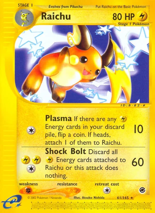Raichu – Expedition Base Set 61
