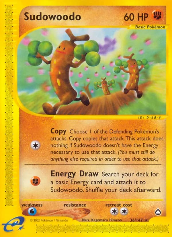 Sudowoodo – Aquapolis 36