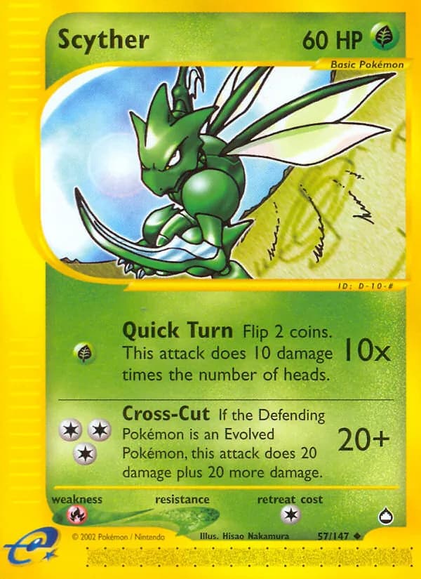 Scyther – Aquapolis 57