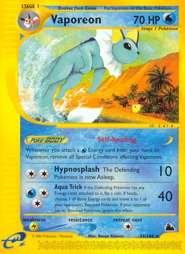 Vaporeon – Skyridge 33