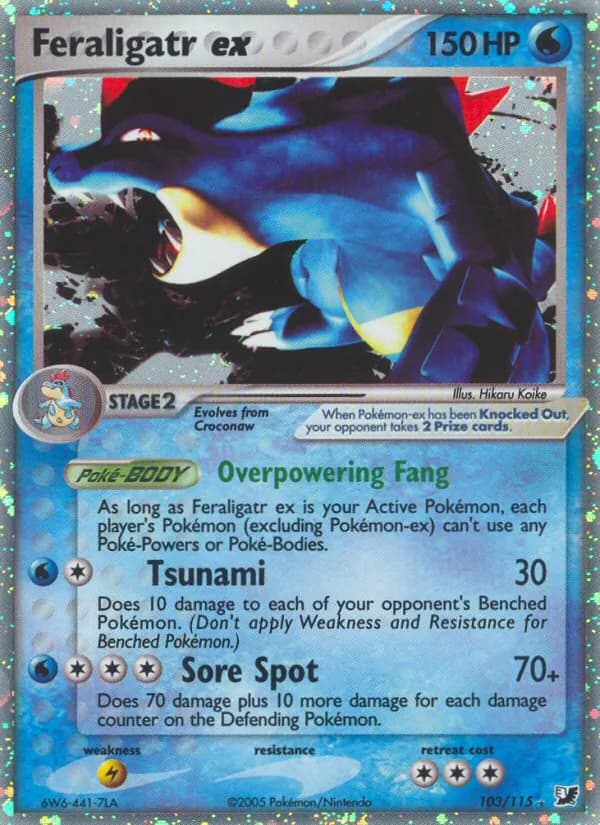 Feraligatr ex – Unseen Forces 103