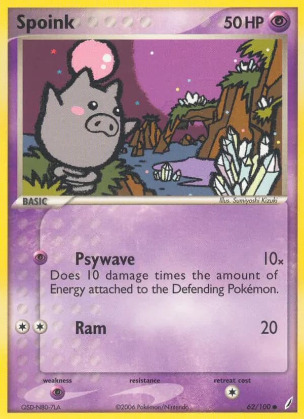 Spoink – Crystal Guardians 62