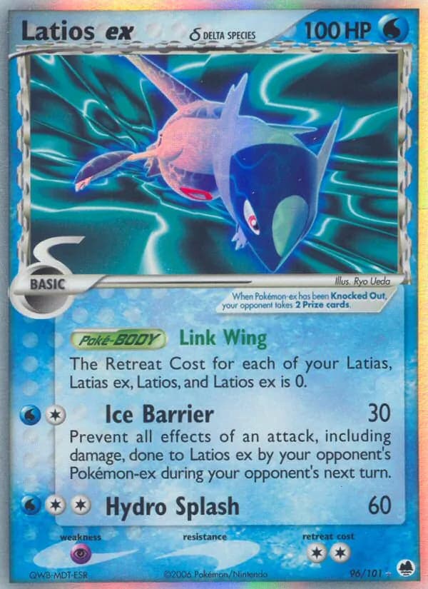 Latios ex δ – Dragon Frontiers 96
