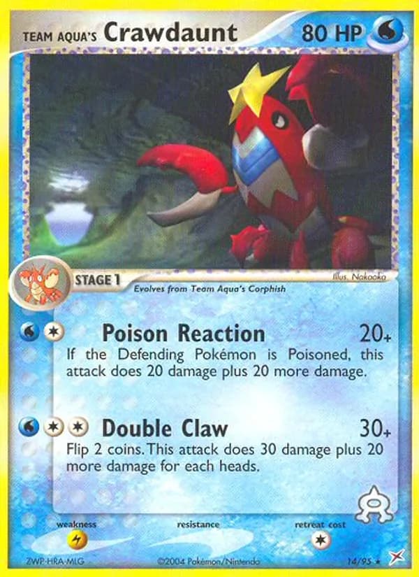 Team Aqua's Crawdaunt – Team Magma vs Team Aqua 14