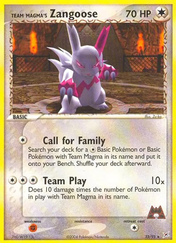 Team Magma's Zangoose – Team Magma vs Team Aqua 23