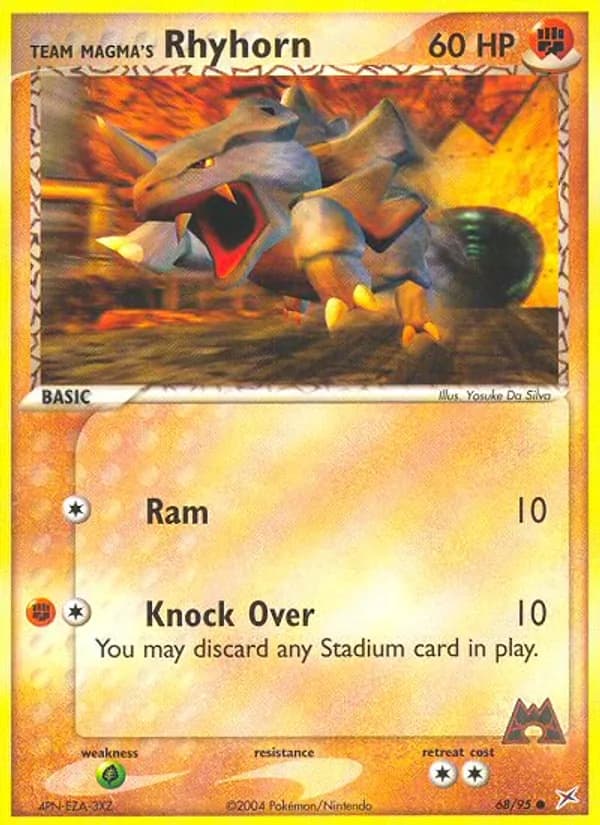 Team Magma's Rhyhorn – Team Magma vs Team Aqua 68