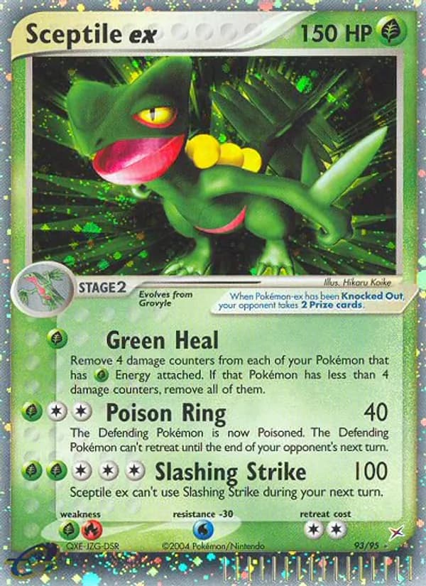 Sceptile ex – Team Magma vs Team Aqua 93