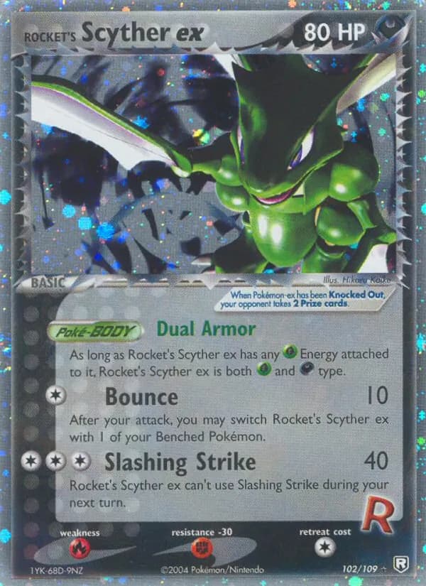 Rocket's Scyther ex – Team Rocket Returns 102