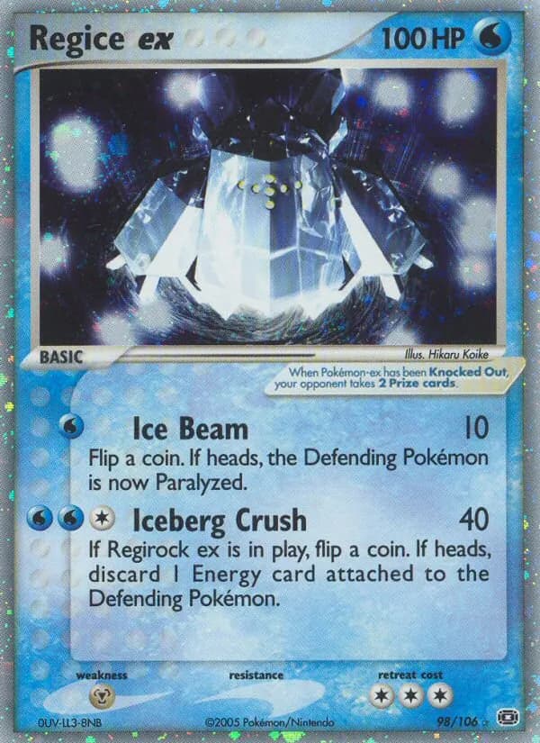 Regice ex – Emerald 98