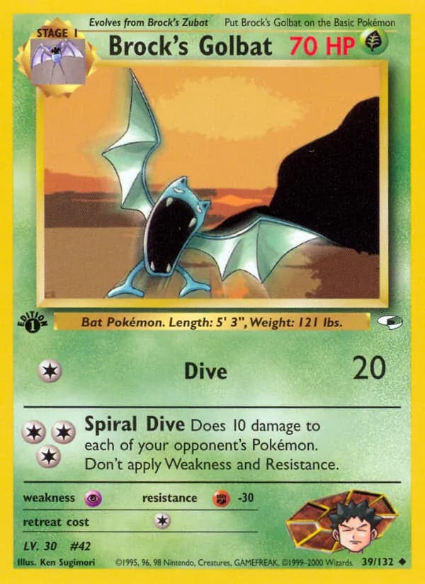 Brock's Golbat – Gym Heroes 39
