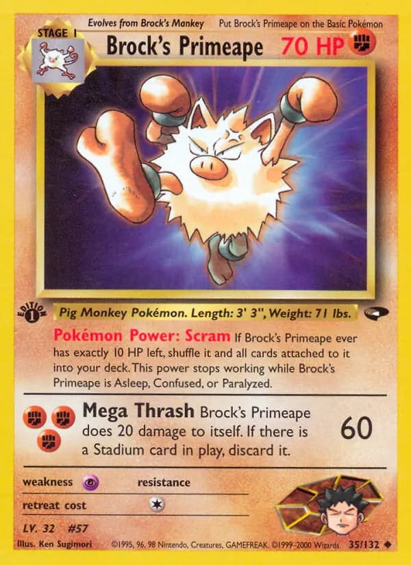 Brock's Primeape – Gym Challenge 35