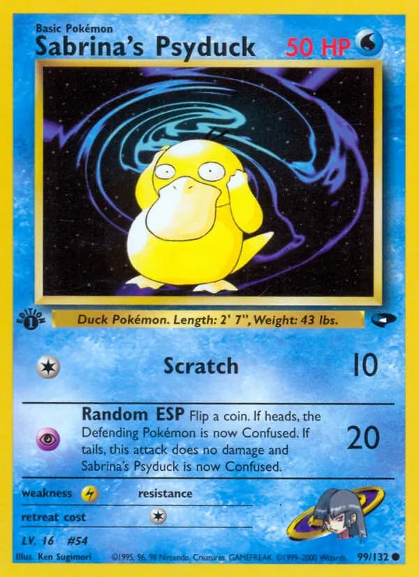 Sabrina's Psyduck – Gym Challenge 99