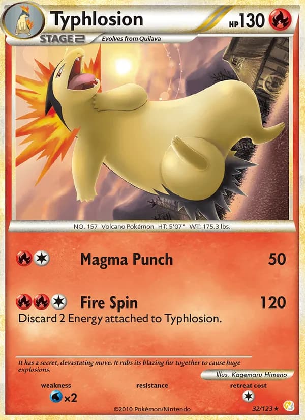 Typhlosion – HeartGold SoulSilver 32