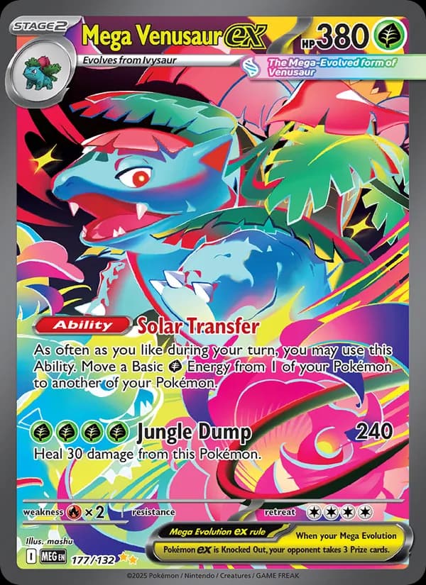 Mega Venusaur ex – Mega Evolution 177