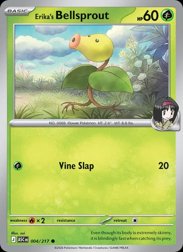 Erika's Bellsprout – Ascended Heroes 004
