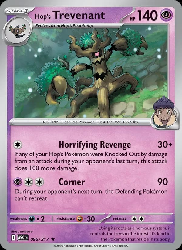 Hop's Trevenant – Ascended Heroes 096