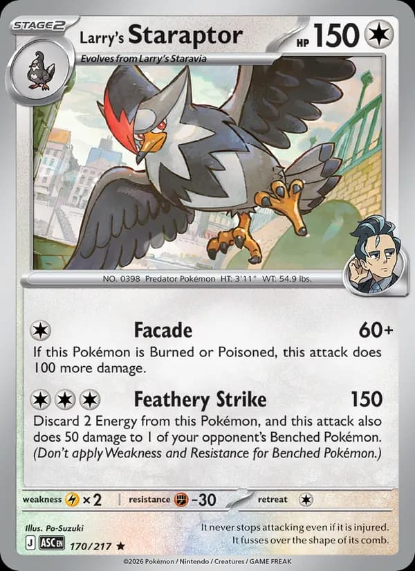 Larry's Staraptor – Ascended Heroes 170