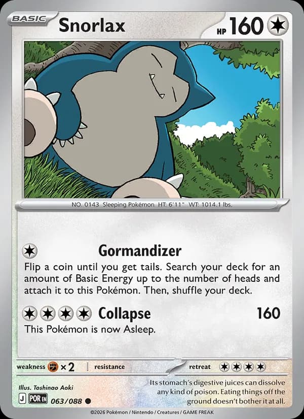 Snorlax – Perfect Order 063