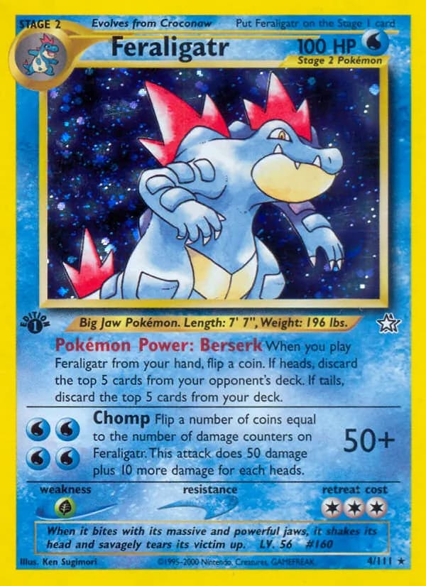 Feraligatr – Neo Genesis 4