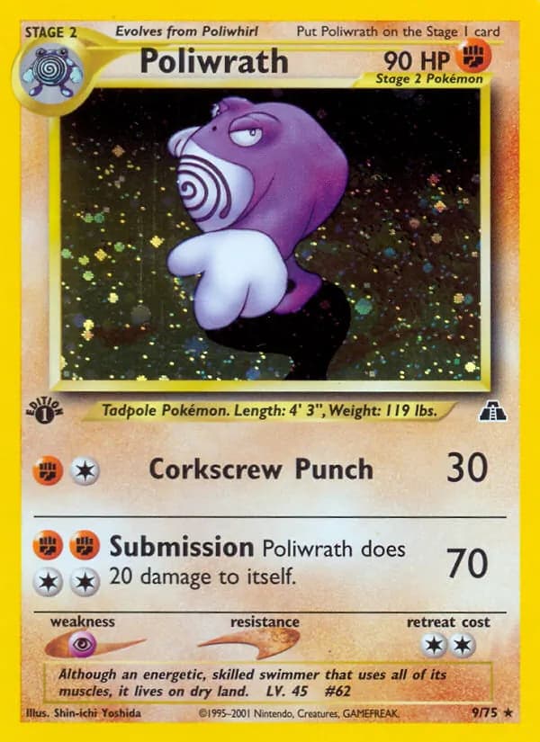 Poliwrath – Neo Discovery 9